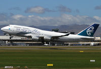ZK-NBT @ NZCH - ferrying ppl out of quake devastated CHC - by Bill Mallinson