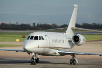 N4QG @ EGCC - Dassault Falcon 2000EX photographed at Manchester Airport on Saturday 26th February 2011. - by Andrew Ratcliffe