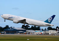 ZK-OKD @ NZCH - away with another load of quake frightened people - by Bill Mallinson