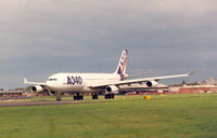 F-WWBA @ FAB - Farnborough Air Show 1992 - by Henk Geerlings