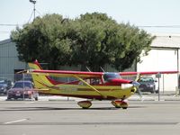 N9036X @ POC - Taxiing in to park and then off to the drag races - by Helicopterfriend