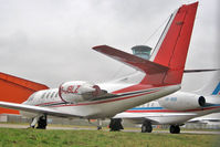 G-JBLZ @ EGGW - 2002 Cessna 550 Citation Bravo, c/n: 550-1018 on Stand 16 at Luton - by Terry Fletcher