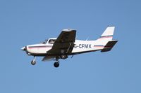 G-CFMX @ EGSH - Landing at Norwich. - by Graham Reeve