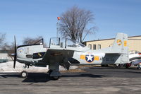N221LH @ KRFD - North American T-28A - by Mark Pasqualino