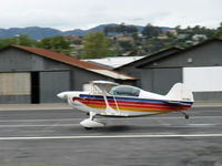 N22BU @ SZP - 1987 Bruner/Ulmer CHRISTEN EAGLE II, Lycoming AEIO-360 180 Hp, another touch & go Rwy 22 - by Doug Robertson