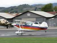 N22BU @ SZP - 1987 Bruner/Ulmer CHRISTEN EAGLE II, Lycoming AEIO-360 180 Hp, touch & go Rwy 22 - by Doug Robertson