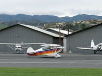 N22BU @ SZP - 1987 Bruner/Ulmer CHRISTEN EAGLE II, Lycoming AEIO-360 180 Hp, taxi back - by Doug Robertson