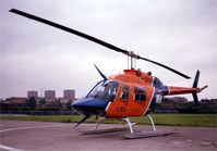 G-BRDL @ EGEG - G-BRDL in the last 'Barr's IRN-BRU' colour scheme, after sale to Australia as VH-FRL, she retained this scheme with Barossa Helicopters for nearly 10 years. - by wiganairways
