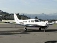 N1066E @ POC - Parked in transient parking - by Helicopterfriend