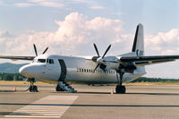LN-RNG @ OSL - SAS Fokker 50 at Oslo - by Henk Geerlings