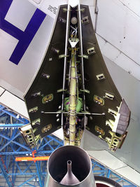 HS-TGM @ VTBS - Hydraulic compartment behind engine number 1 pylon open for maintenance. - by BigDaeng
