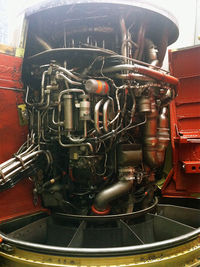 HS-TGM @ VTBS - Engine number 1 from underneath ... bottom up. - by BigDaeng