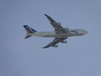 ZK-NBW @ LAX - On final to runway 25 passing over the City of Bell - by Helicopterfriend