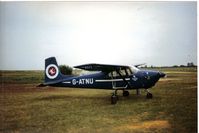 G-ATNU @ EGTC - Taken at an early Cranfield PFA Rallye in use as a para dropper (scannrd print) - by Andy Parsons