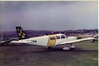 G-ATRW @ EGKA - Taken at Shoreham in the colours of Harvest Air southend (scanned print)