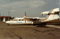 G-BEVU @ EGTR - Not certain but think this was taken at Elstree (scanned print) - by Andy Parsons
