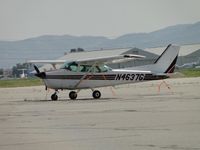 N4637G @ CNO - Tied down and parked - by Helicopterfriend