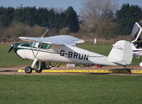 G-BRUN @ EGLM - Cessna 120 at White Waltham - by moxy