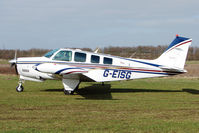 G-EISG @ EGNU - 1998 Beech BEECH A36, c/n: E-3212 deparing from Full Sutton - by Terry Fletcher
