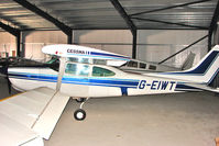 G-EIWT @ EGNU - 1980 Reims Aviation Sa REIMS CESSNA FR182, c/n: 0052 at Full Sutton - by Terry Fletcher