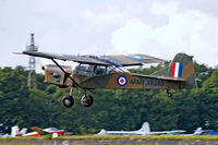 G-BDFH @ EGBP - Auster AOP.9 [B5/10/177] Kemble~G 18/08/2006. External markings of  XR240. - by Ray Barber