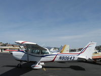 N80643 @ SZP - 1976 Cessna 172M SKYHAWK, Lycoming O-320-E2D 150 Hp - by Doug Robertson