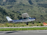 N704UT @ SZP - 1976 Cessna 150M, Continental O-200 100 Hp, takeoff climb Rwy 22 - by Doug Robertson