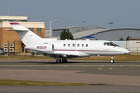 N125XP @ EGGW - Luton based 2000 Raytheon Aircraft Company HAWKER 800XP, c/n: 258485 - by Terry Fletcher