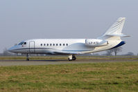 LX-ATD @ EGGW - Dassault Falcon 2000DX, c/n: 603 at Luton - by Terry Fletcher