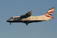 OY-NCN @ EBBR - Early arrival of flight BA8221 to RWY 25L