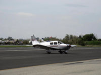 N7722W @ SZP - 1964 Piper PA-28-180 CHEROKEE, taxi off the active - by Doug Robertson
