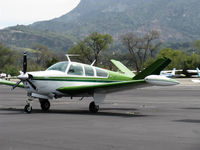 N112TW @ SZP - 1973 Beech V35B BONANZA, Continental IO-520-B 285 Hp, tip tanks - by Doug Robertson
