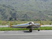 N99711 @ SZP - 1946 ERCO Ercoupe 415-D, Continental O-200 100 Hp upgrade, landing roll Rwy 22 - by Doug Robertson