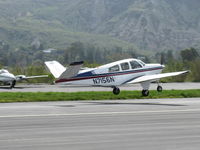 N7156N @ SZP - 1968 Beech V35A BONANZA, Continental IO-520-B 285 Hp, takeoff climb Rwy 22 - by Doug Robertson