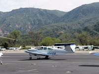 N541DB @ SZP - 1964 Beech S35 BONANZA, Continental IO-520-B 285 Hp, taxi - by Doug Robertson