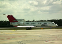CU-T1708 @ CUN - Cubana Yak-42 taxis for take-off at Cancun Mexico on 8th March 2011 - by Tim Salter