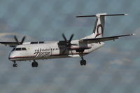 N432QX @ BIL - Horizon Air Bombardier Dash 8 arriving @ BIL