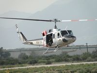 N307SB @ L67 - Deputy getting ready for training exercise - by Helicopterfriend