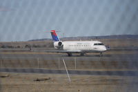 N460SW @ BIL - Skywest departing BIL