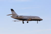 N911SH @ KAPA - Falcon 2000 Landing 35R. - by Zac G