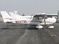 N2473D @ CCB - Parked in transient parking - by Helicopterfriend
