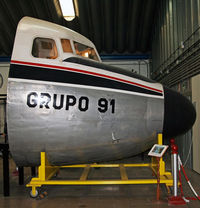 T4-5 @ LECU - Only the nose section survives, but at least one can view the flight deck!  Preserved and on display at the Museo del Aire, Cuatro Vientos, Madrid. - by Daniel L. Berek