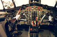 VH-DHI @ MEB - Rudge Air ; Cockpit VH-DHI . Dove 5 - by Henk Geerlings