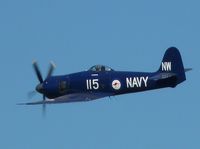 VH-ORN @ YMAV - Hawker Sea Fury taking part in the historic aircraft flying display to celebrate the 90th anniversary of the RAAF at Avalon Air Show 2011 - by red750