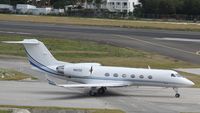 N811DF @ TNCM - N811DF taxing for take off at TNCM - by Daniel Jef
