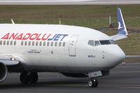TC-JKG @ EDDL - Anadolu Jet, Boeing 737-76N (WL), CN: 34754/2172, Name: Mugla - by Air-Micha