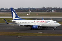 TC-JKG @ EDDL - Anadolu Jet, Boeing 737-76N (WL), CN: 34754/2172, Name: Mugla - by Air-Micha