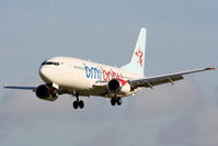 G-TOYK @ EGCC - bmiBaby, with new paint on the tail and larger titles - by Chris Hall