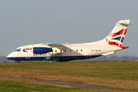 OY-NCM @ EGCC - Sun Air - by Chris Hall