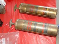 N5607V @ CCB - Fire extinguishers from the ship - by Helicopterfriend